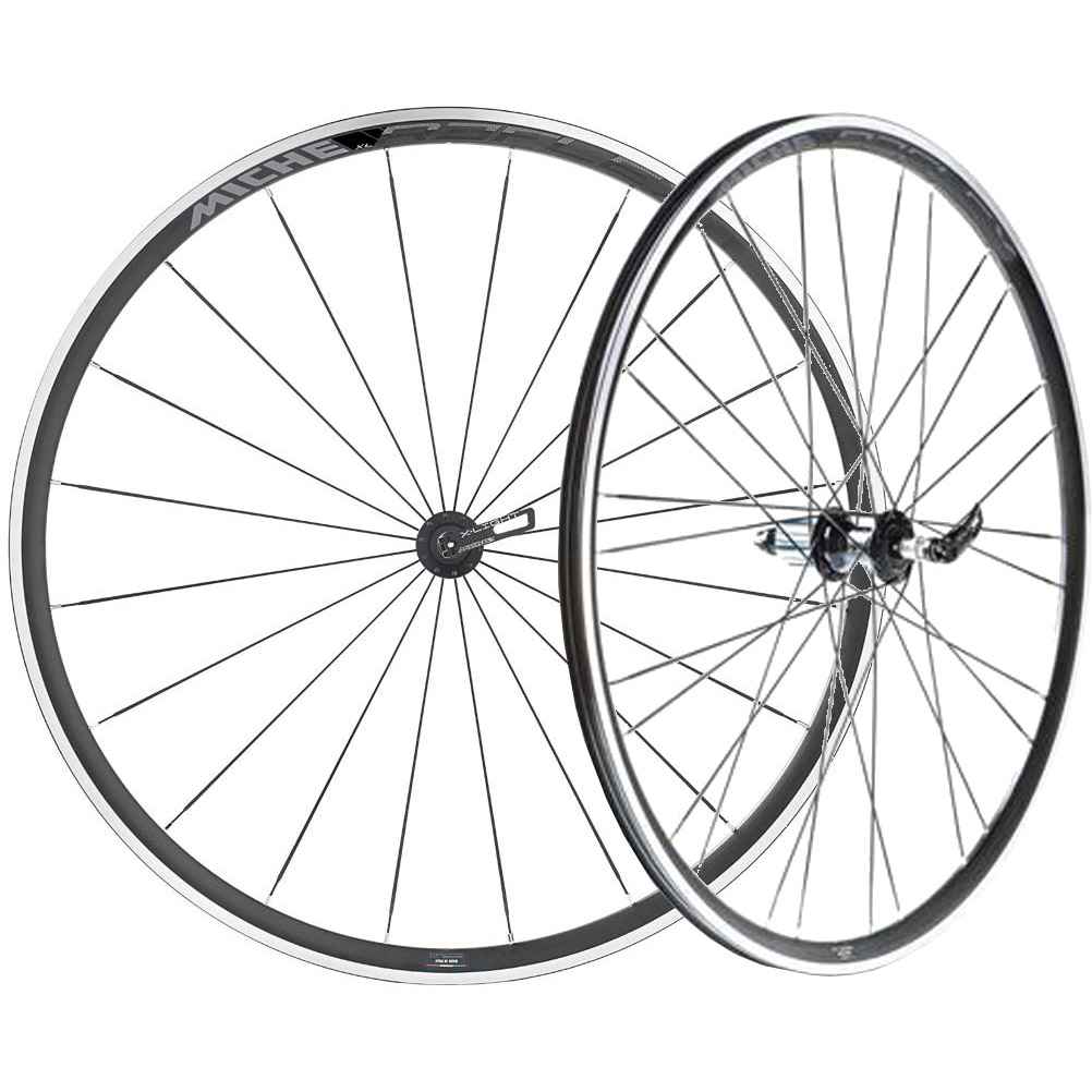 Miche wheelset REFLEX XL silver rim brake clincher Shima passing