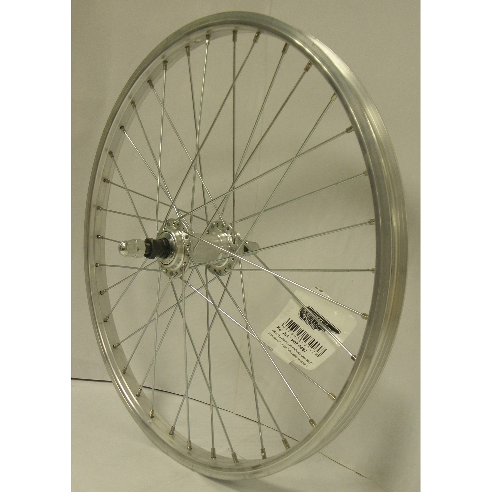 Rear wheel 20-1.75 freewheel alu Alesa 421 Dicta