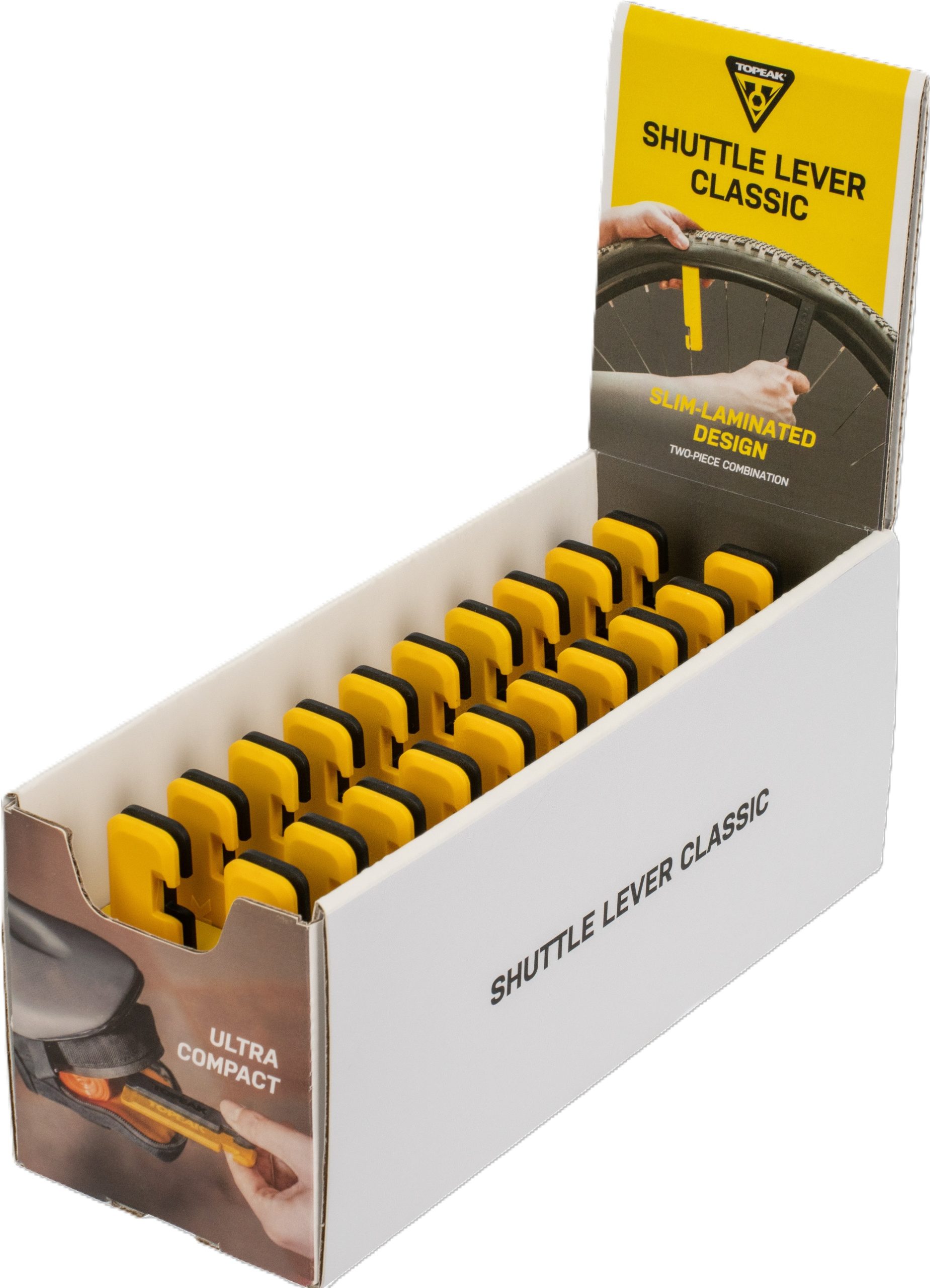 Topeak Shuttle Lever Classic Tire Lever Display (20 pcs)