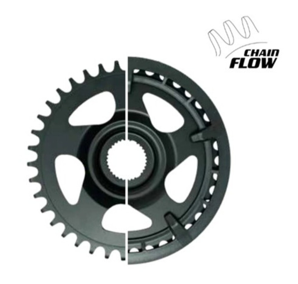 Miranda ChainFlow 38T Chainring for Yamaha PW-X3/PW-S3