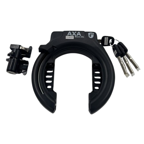 AXA Block XXL Ring Lock + BES3/4 Battery Lock for E-Bikes