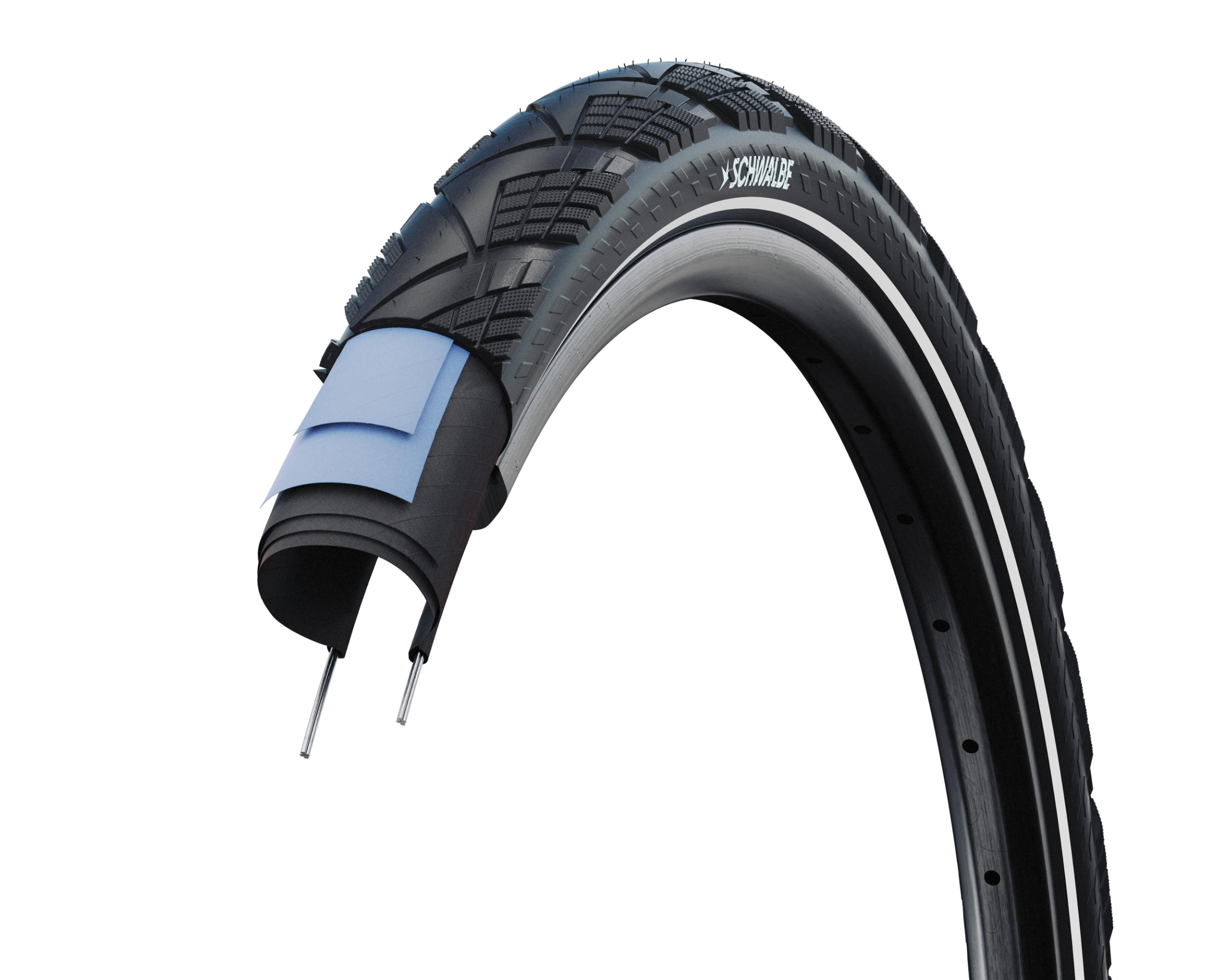 Schwalbe Marathon Efficiency 50-622 Reflective Tyre – 28x2.00