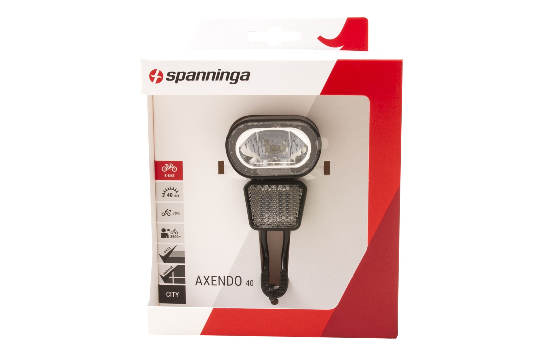 Spanninga Axendo 40 XE E-Bike Headlight 6-12V
