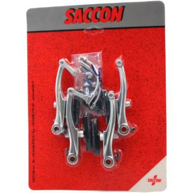 Saccon V-Brake Set Front + Rear 110mm – Silver