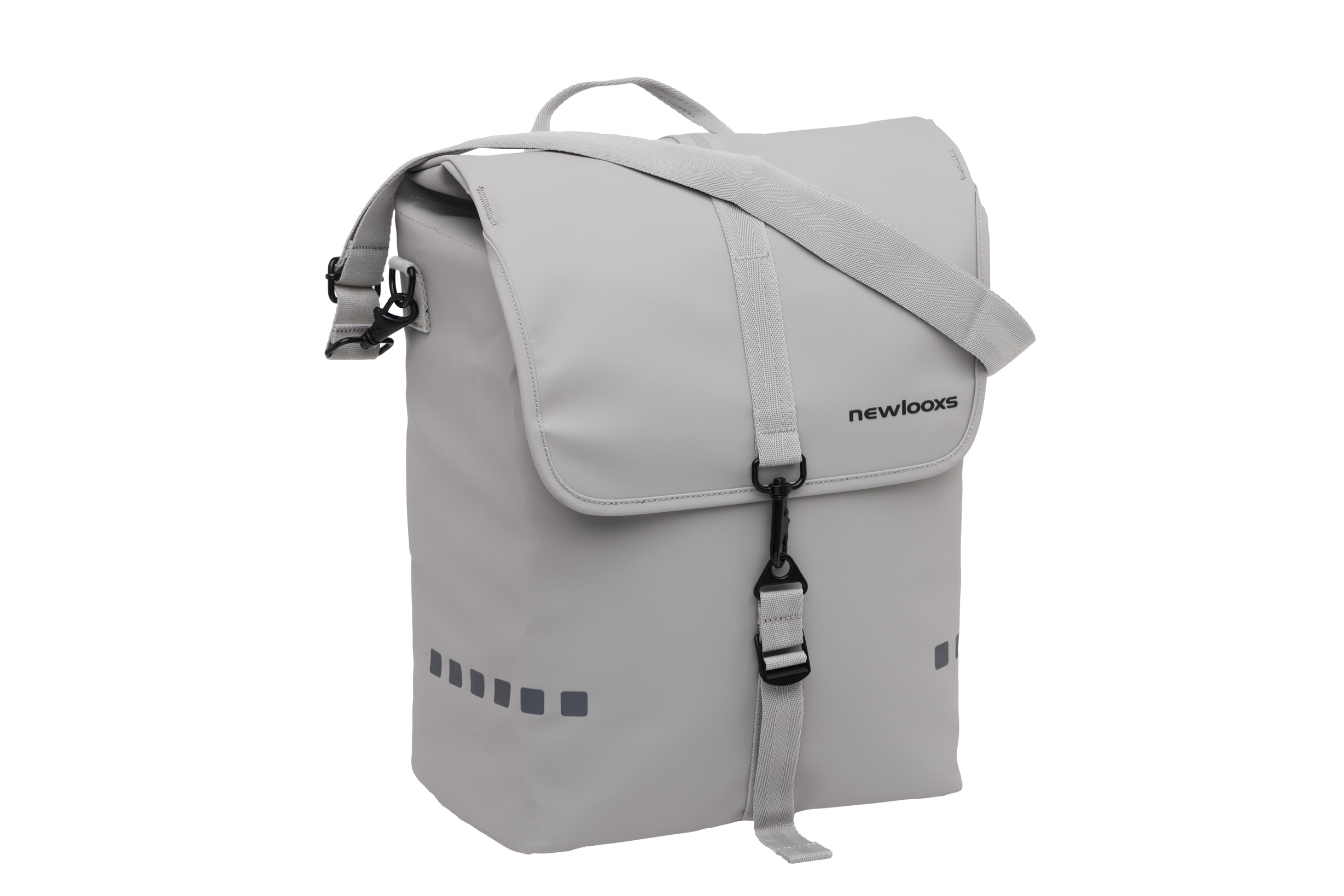 New Looxs Odense Single Bike Pannier Light Grey – 17.5L