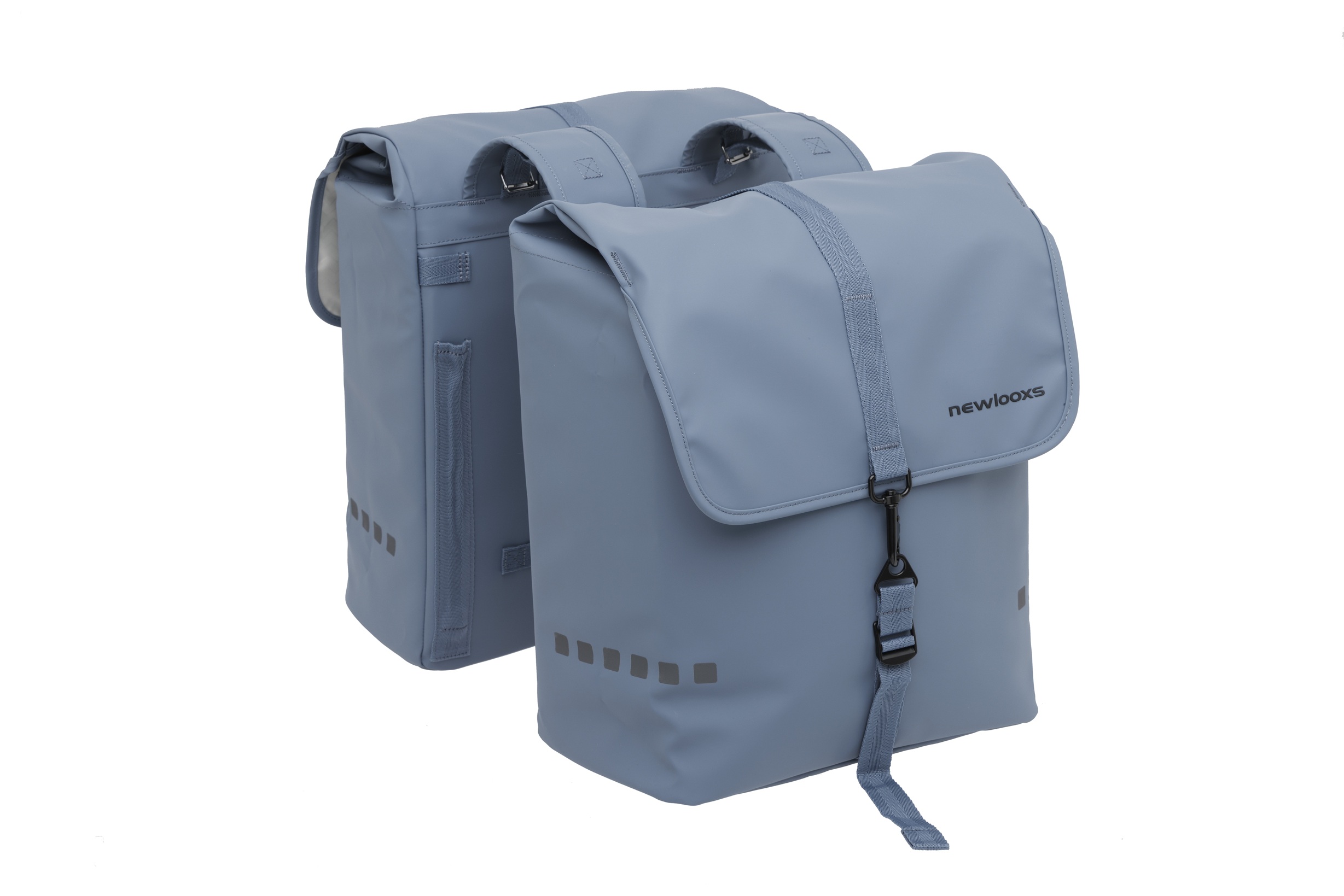 New Looxs Odense Double Bicycle Pannier Bag 39L Light Blue