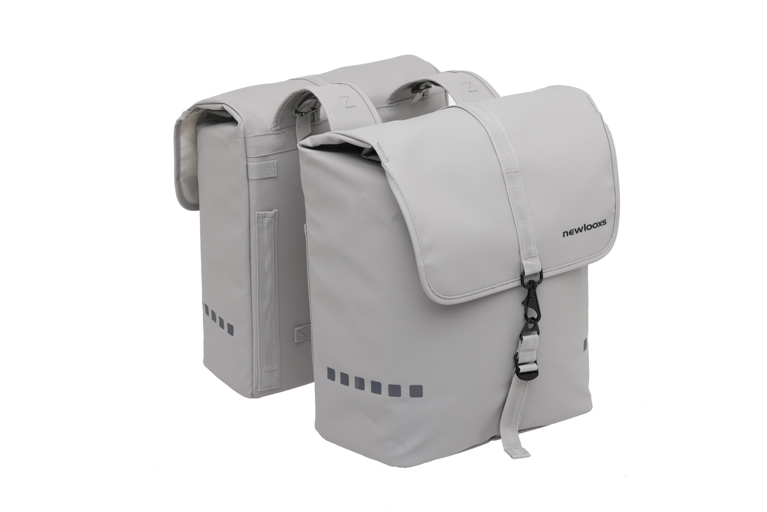 New Looxs Odense Double Pannier Bag Light Grey 39L