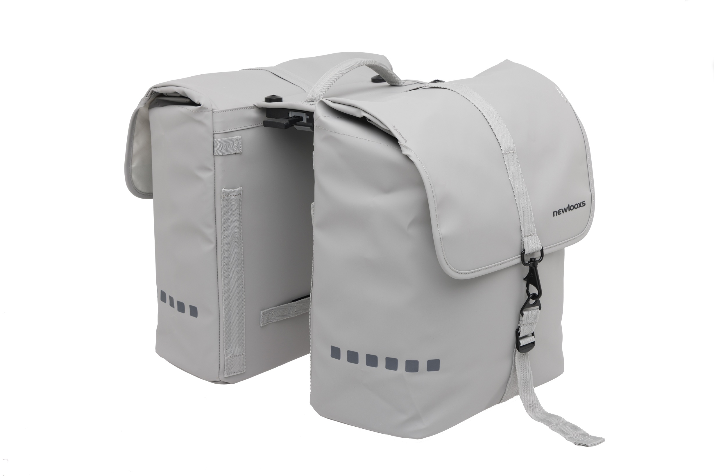 New Looxs Odense Double Pannier Bag MIK 2.0 – 39L Light Grey