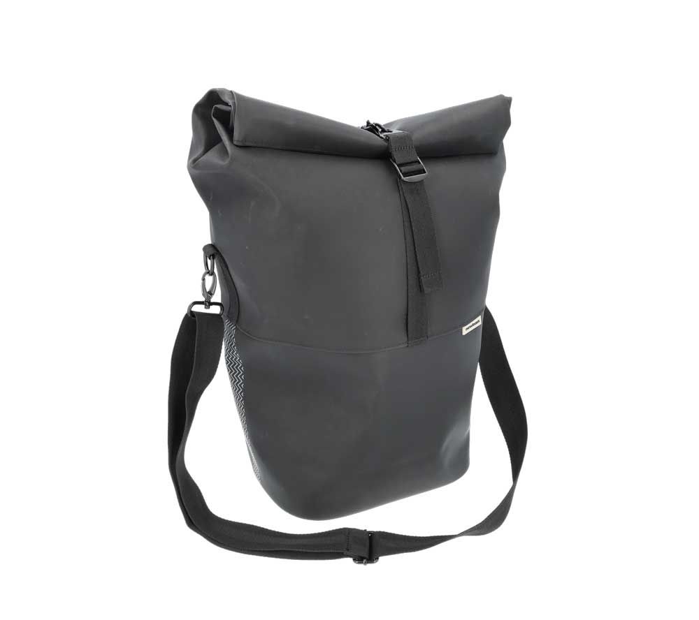 New Looxs Nyborg Single Bicycle Pannier Bag 17L Black