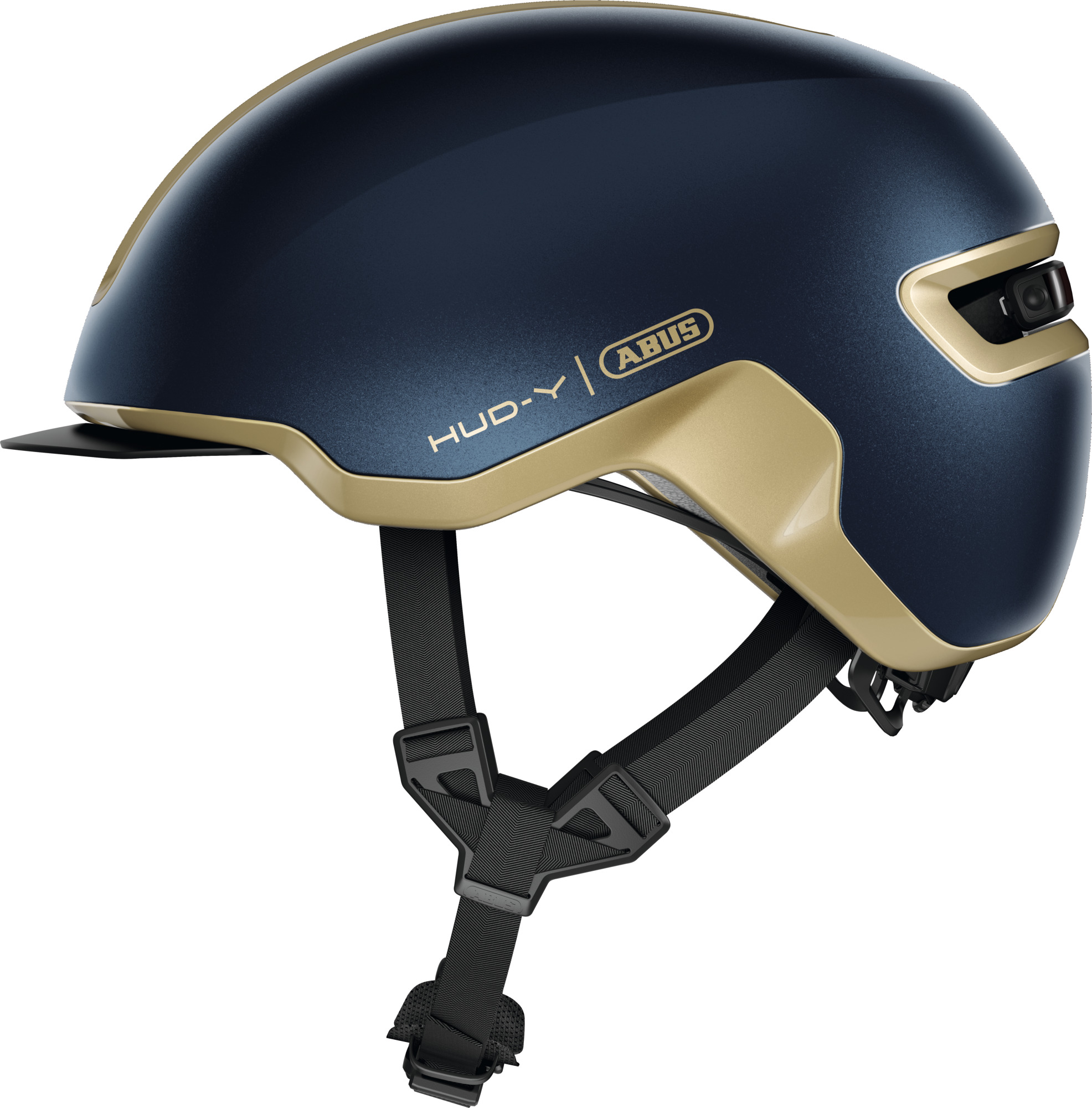 Abus HUD-Y Urban Helmet Midnight Gold – Size S 51-55cm