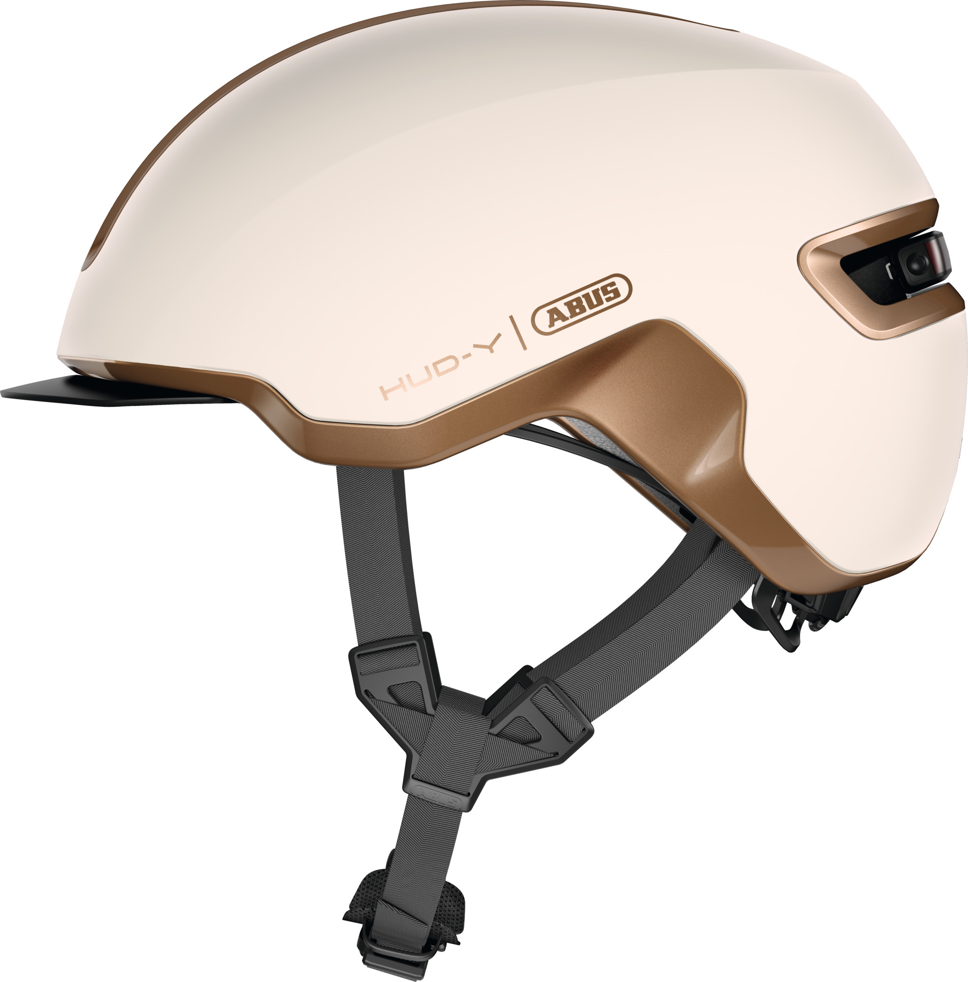 Abus HUD-Y Urban Bike Helmet Toffee Gold – Size L 57-61cm