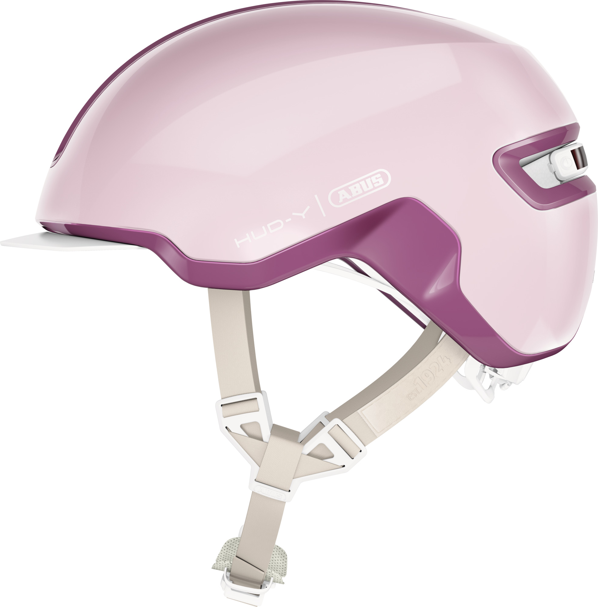 Abus HUD-Y Urban Bike Helmet – Pure Lilac – Size S 51-55cm