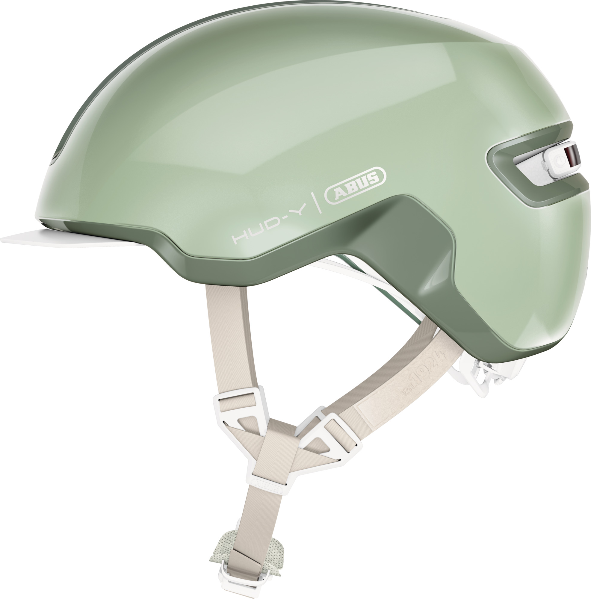 ABUS HUD-Y Urban Bike Helmet Pure Pistachio – Size M