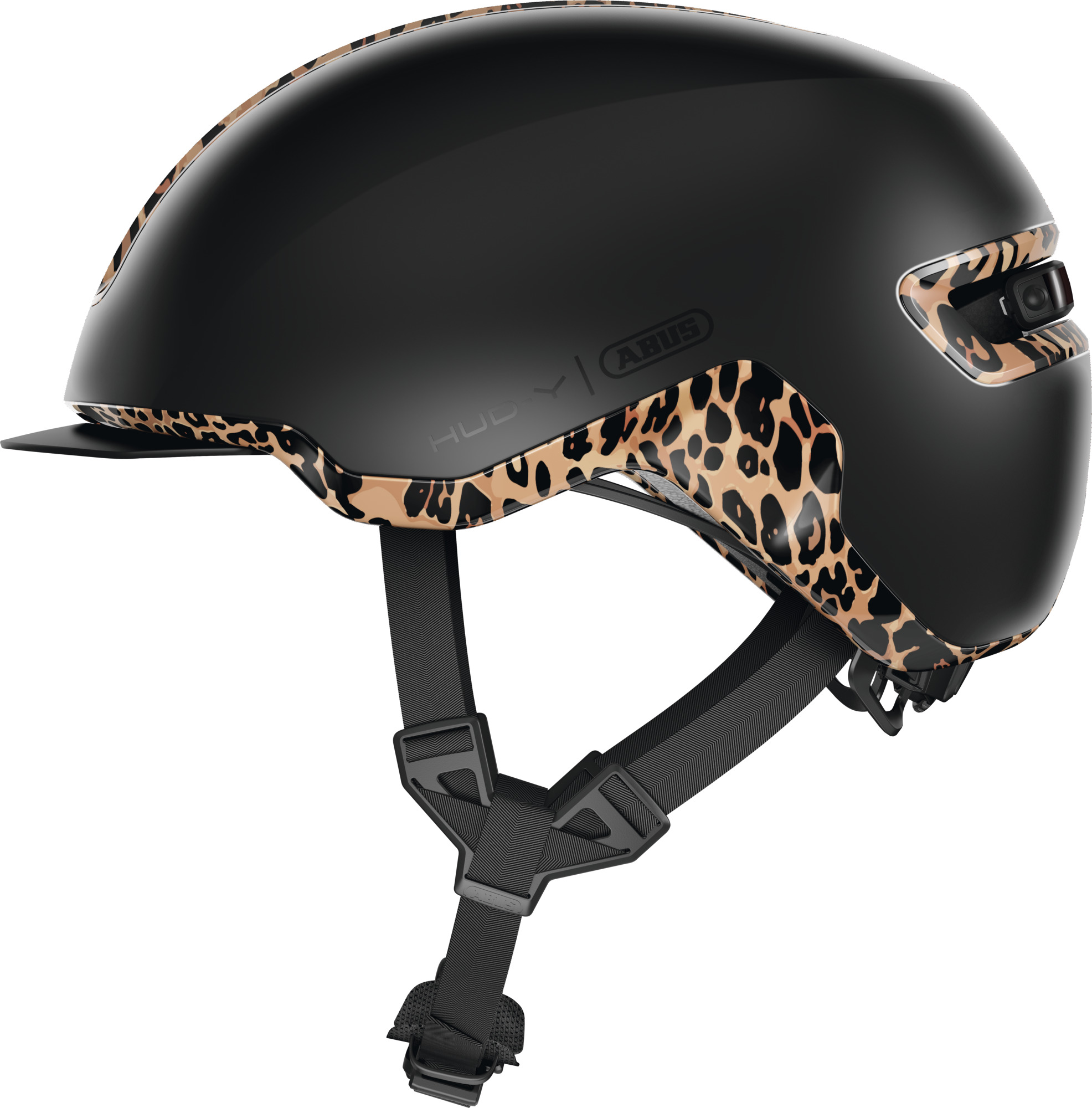 Abus HUD-Y Urban Bike Helmet – Leo Black – Size M