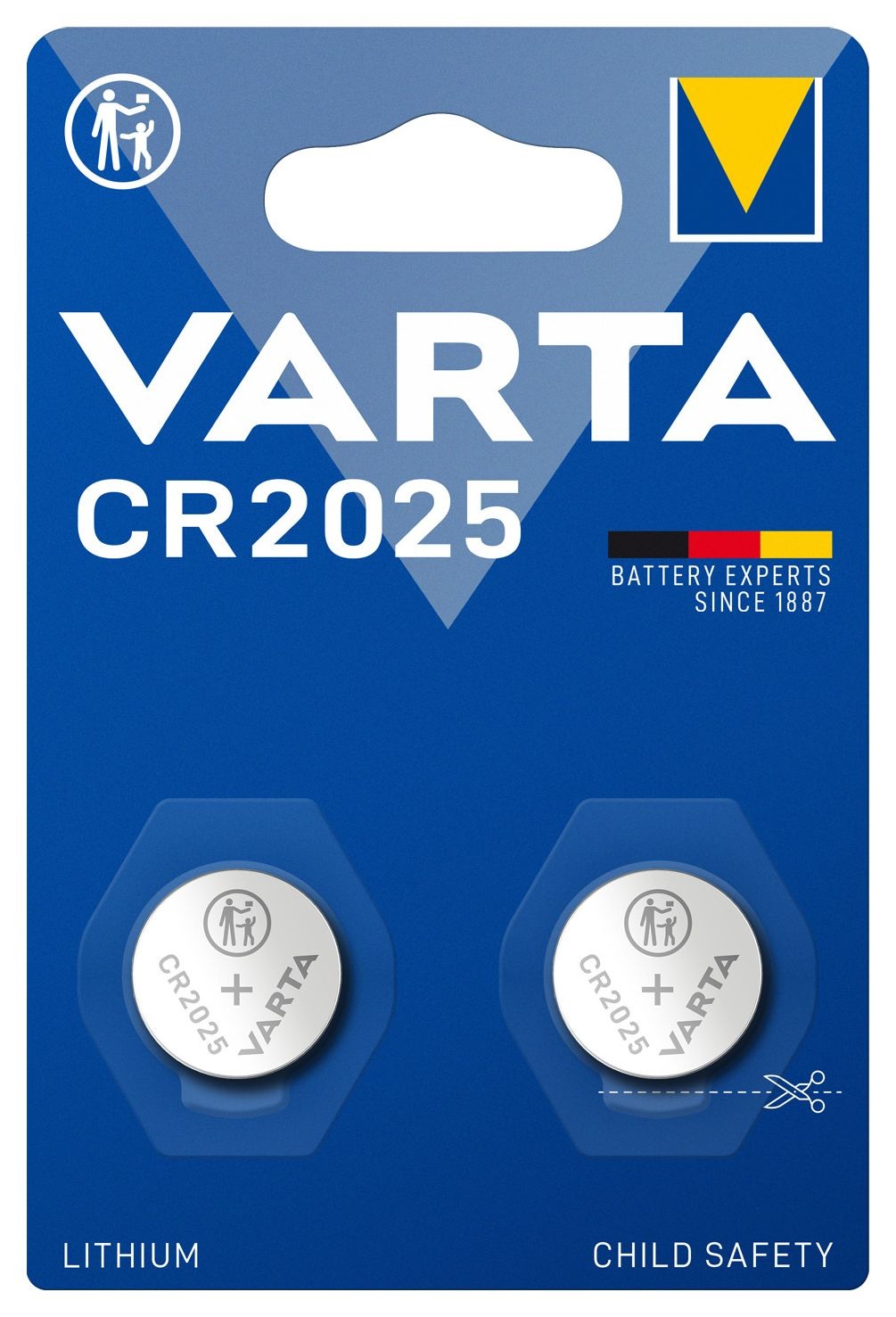 Varta CR2025 3V Lithium Button Cell Battery – Pack of 2