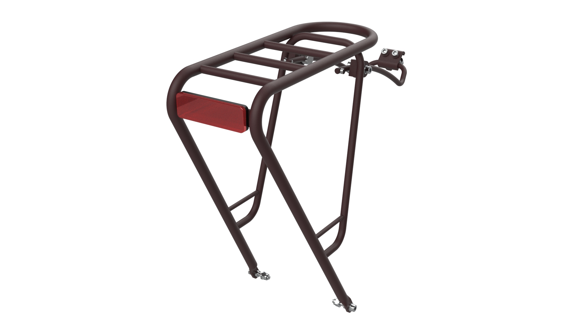 Cortina Zano H53 Rear Rack – Smoked Burgundy Matte