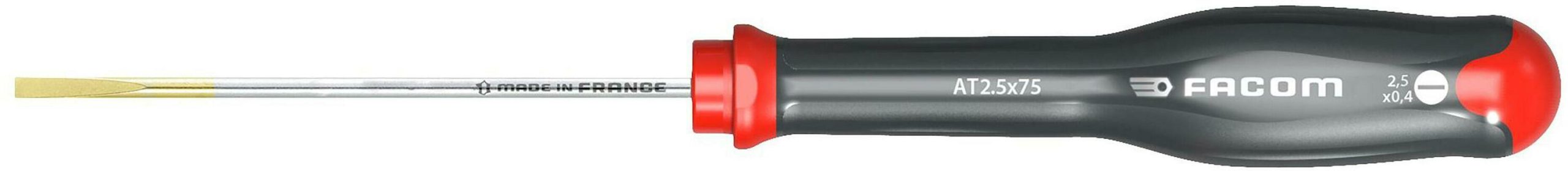 Facom Protwist Flat Screwdriver 2.5x75mm