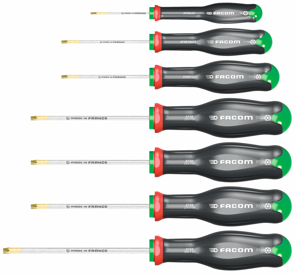 Facom Protwist Screwdriver Set Torx & ResisTorx – 7-Piece