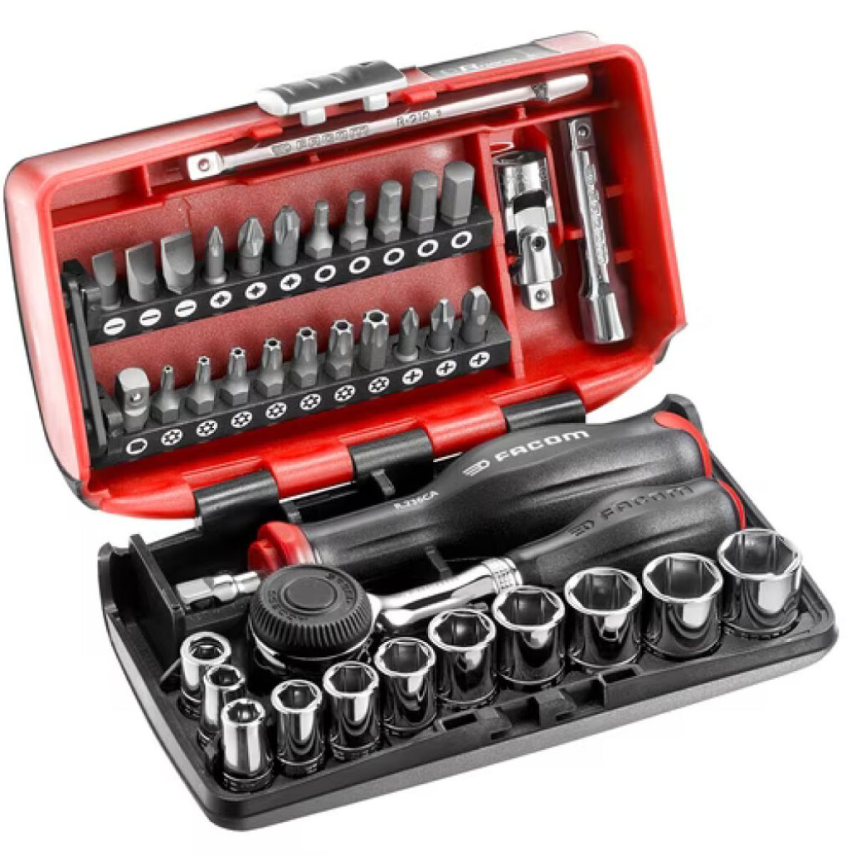 Facom R.360NANOPB 1/4" Socket Set with Ratchet – 38-Piece