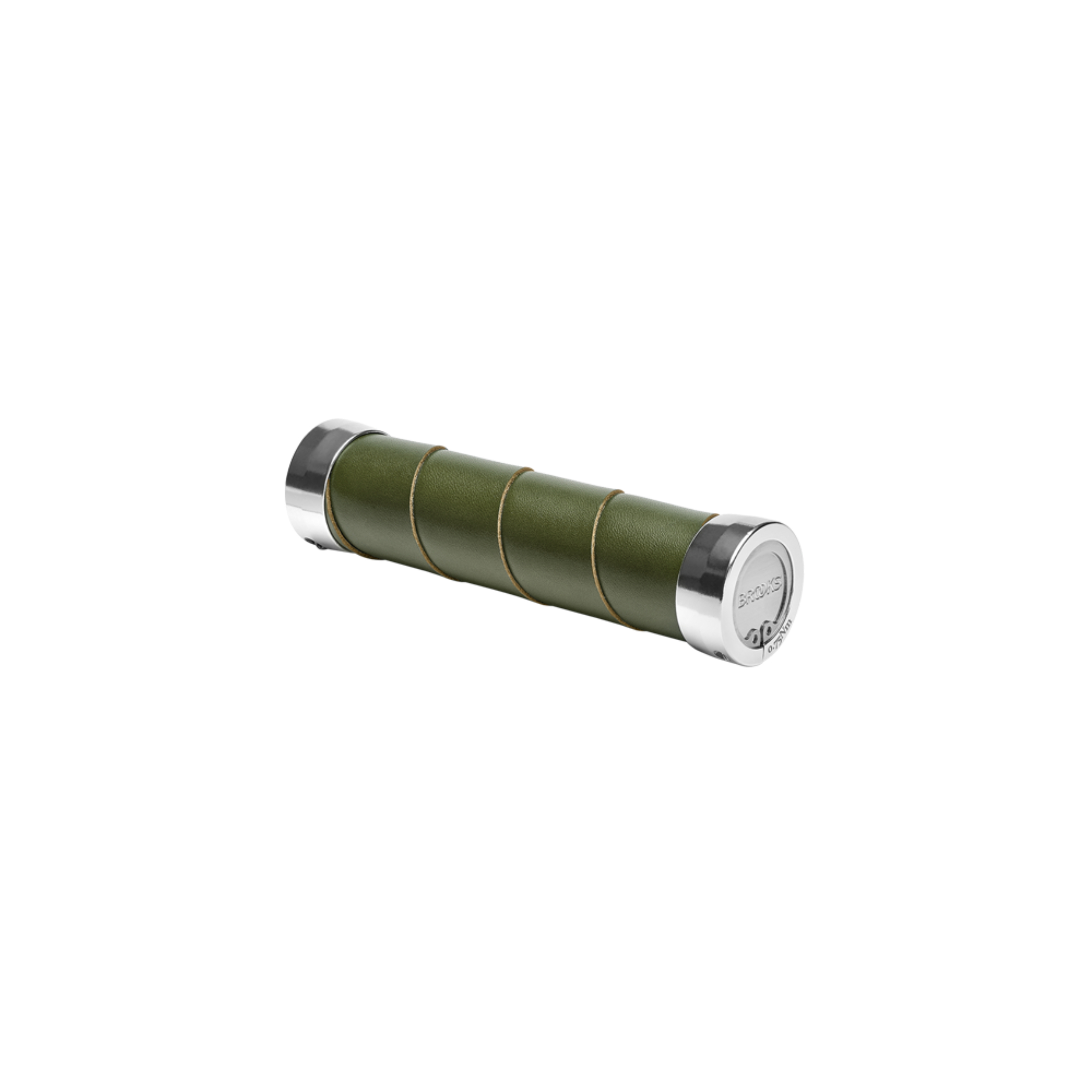 Brooks Slender Leather Grips 130mm - Racing Green