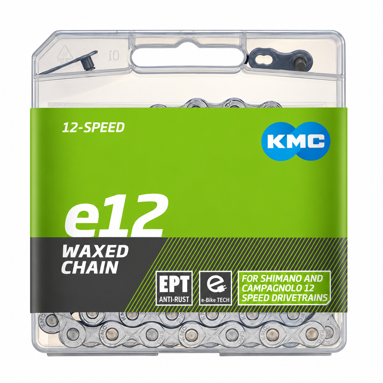 KMC E12 EPT Chain – 130 Links Waxed
