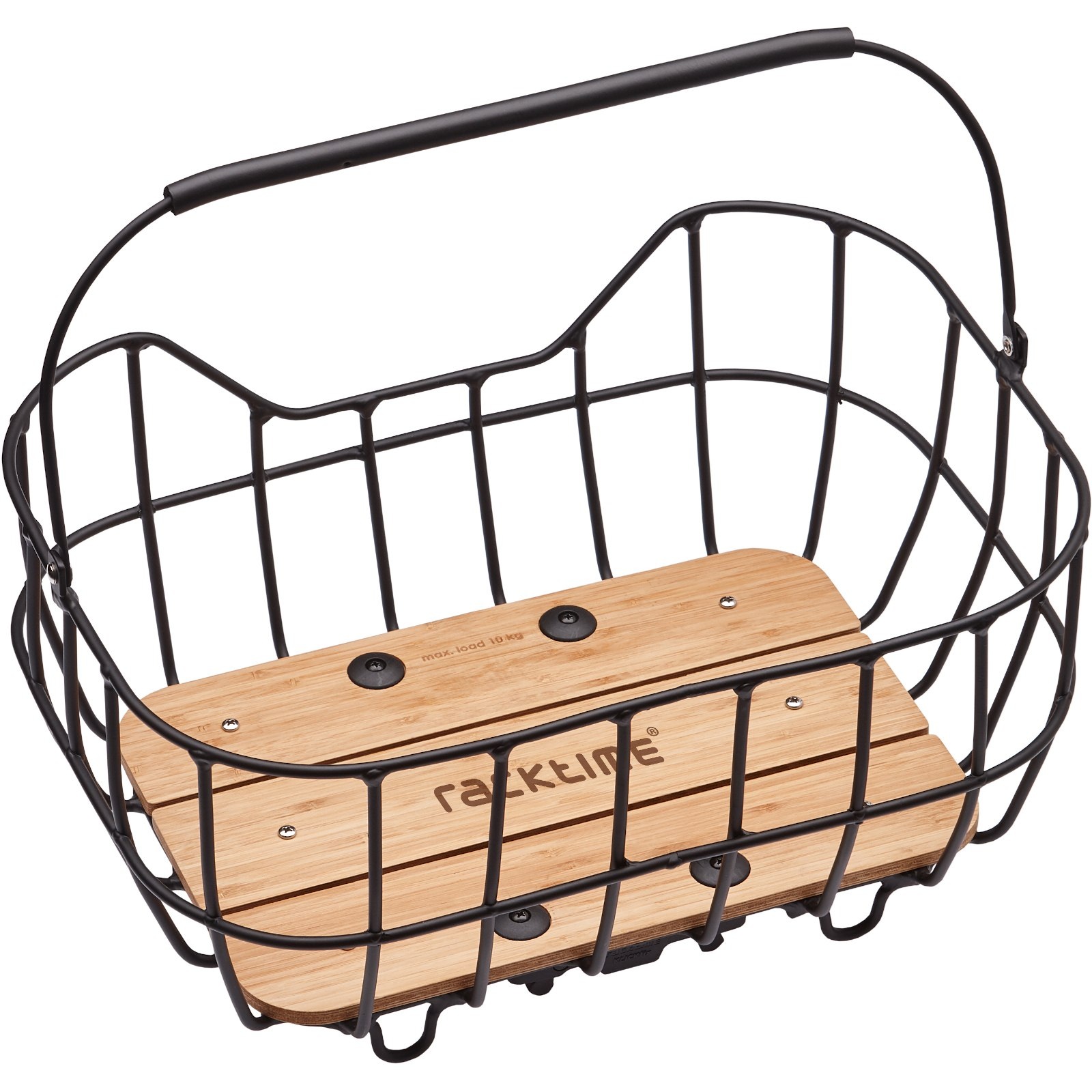 Racktime Baskit Breeze Front Basket - Black, 25L