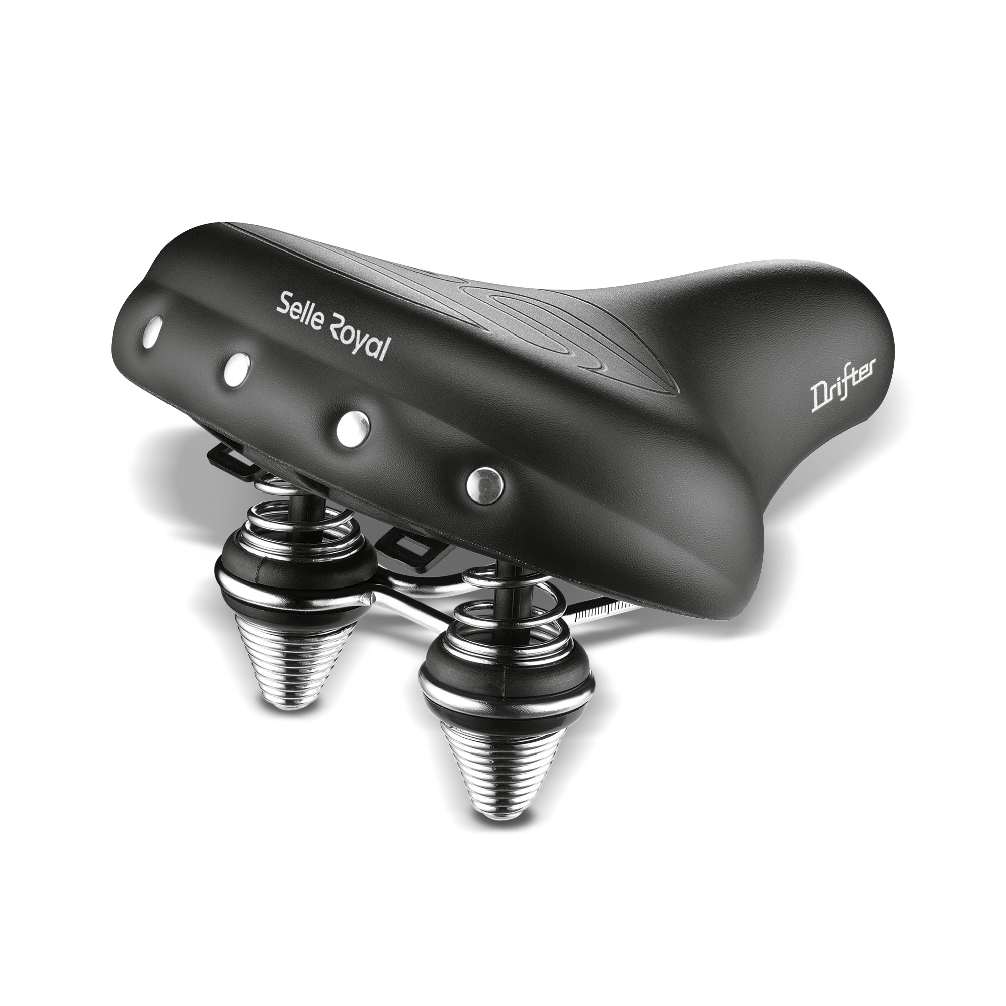 Selle Royal Drifter Strengtex Saddle – Stracciatella Black